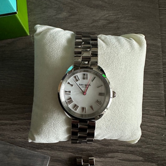 Kate Spade Silver Bow Watch - Picture 1 of 4